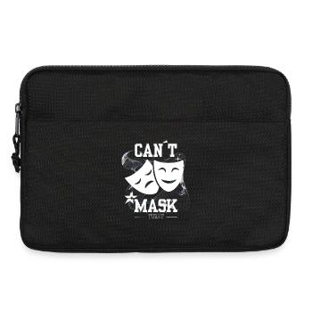 Can’t Mask Today – Social Energy Not Found - Laptoptasche 13" - Schwarz - Vorne