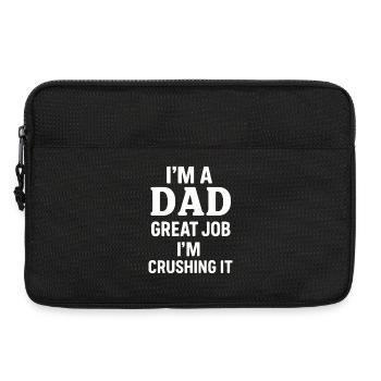 Proud Dad - Reliable and Confident - Laptop bag 13" - black - Front