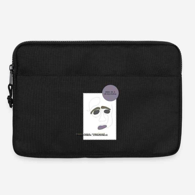 talk about feelings 1 - Laptoptasche 13" - Schwarz