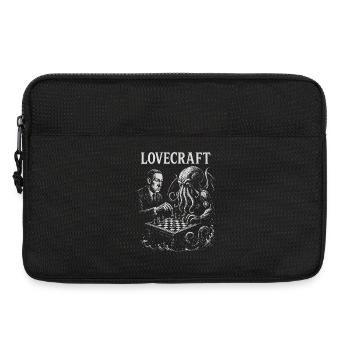 Lovecraft Inspired Octopus Chess Design - Laptop bag 13" - black - Front