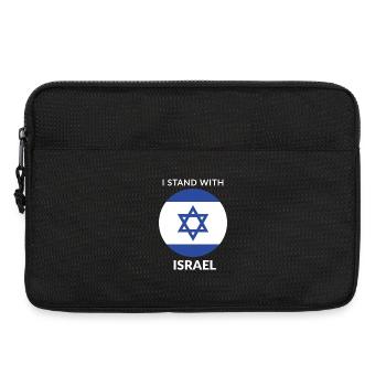 I STAND WITH ISRAEL - Laptoptasche 13" - Schwarz - Vorne