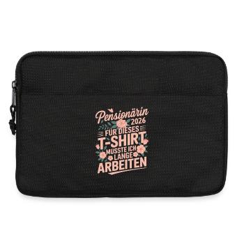 Pensionärin 2026 - Laptoptasche 13" - Schwarz - Vorne