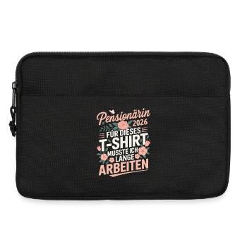 Pensionärin 2026 - Laptoptasche 13" - Schwarz - Vorne