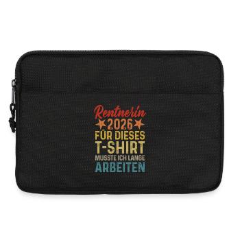 Rentnerin 2026  - Laptoptasche 13" - Schwarz - Vorne
