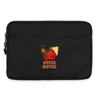 Super-Schwester - Laptoptasche 13" - Schwarz - Vorne