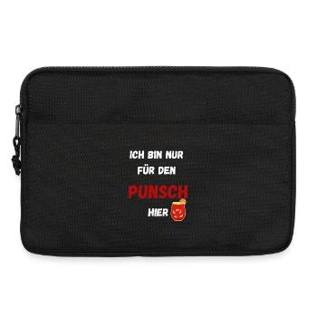 Punch humoristique disant Marché de Noël - Sacoche pour ordinateur portable 13 pouces - noir - Devant