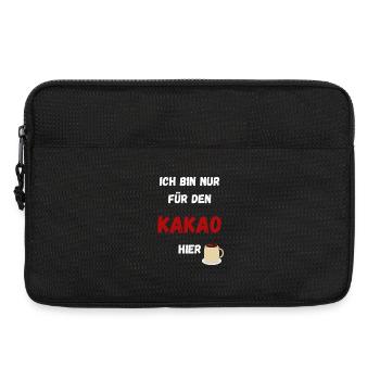 I'm only here for cocoa. Christmas market - Laptop bag 13" - black - Front
