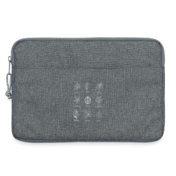 Feuilles d’Europe - Blanc Design naturel - Sacoche pour ordinateur portable 13 pouces - gris chiné - Devant
