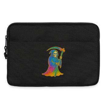 Death | Rainbow Grim Reaper - Laptop bag 13" - black - Front