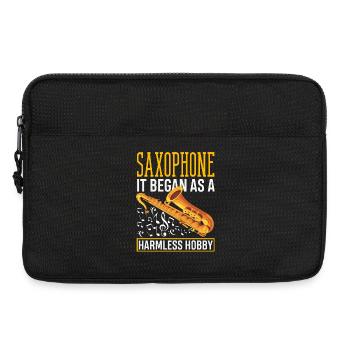 Saxofon - Laptoptasche 13" - Schwarz - Vorne