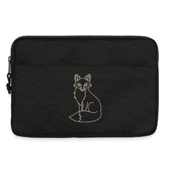 Renard doré - Sacoche pour ordinateur portable 13 pouces - noir - Devant