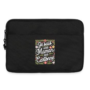 Ich bin eine erfolgreiche Mutter - Laptoptasche 13" - Schwarz - Vorne