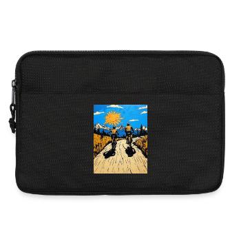Sonnenweg for two - Laptop bag 13" - black - Front