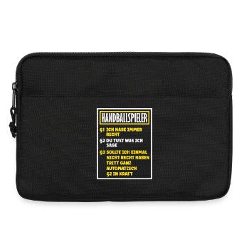 Handball Joueurs Handball Handball Cadeaux - Sacoche pour ordinateur portable 13 pouces - noir - Devant