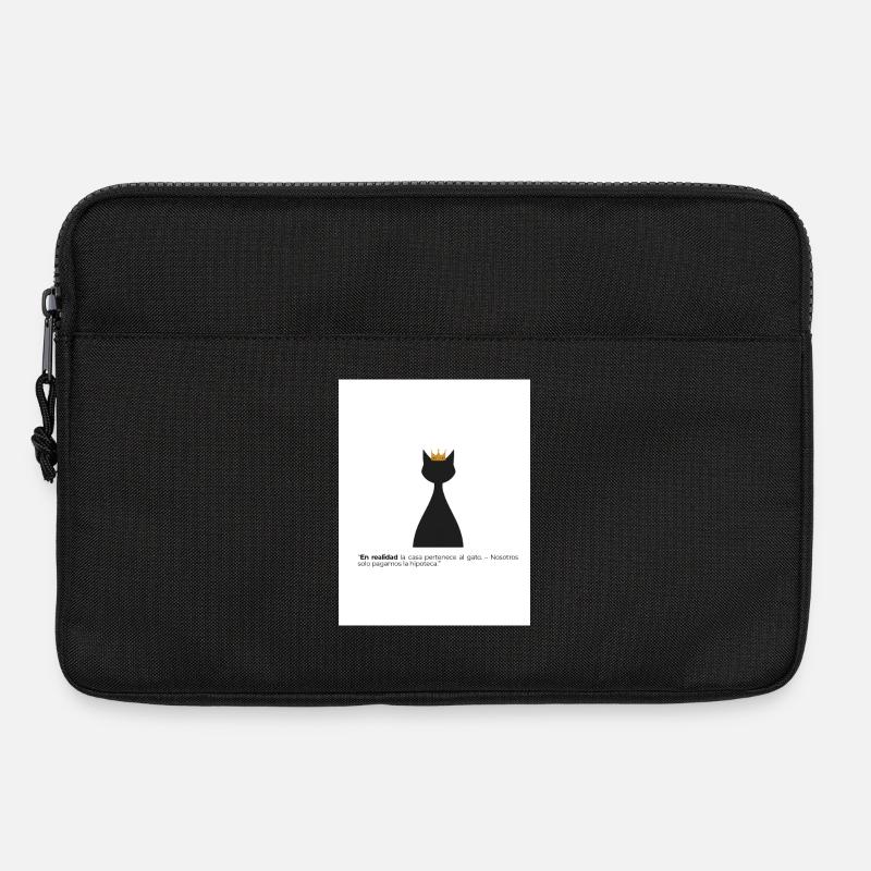 Gato Rey und seine Hypothek - Laptoptasche 13" - Schwarz