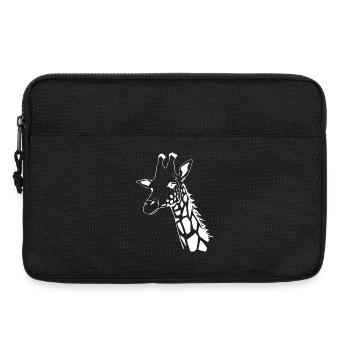Girafe Girafe T-shirt Cadeau - Sacoche pour ordinateur portable 13 pouces - noir - Devant