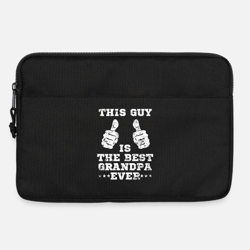 Der beste Großvater der Welt: zwei Daumen - Laptoptasche 13" - Schwarz