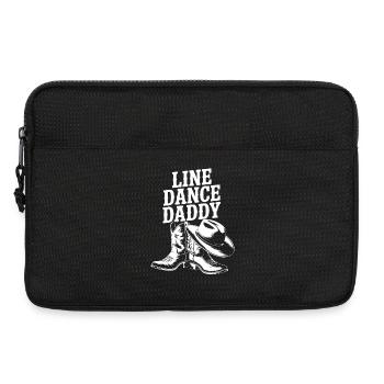 Line Dance Daddy Boots - Laptop bag 13" - black - Front