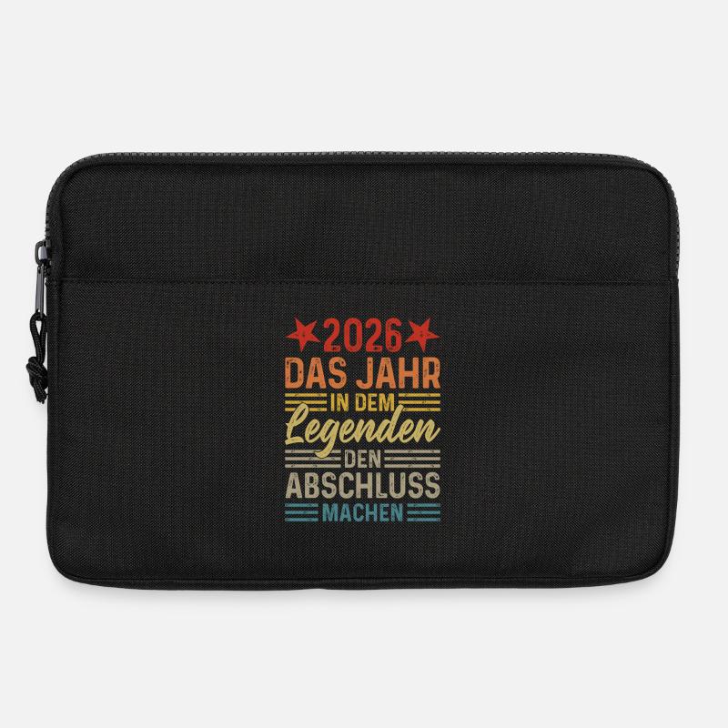 2026 Das Jahr in dem Legenden den Abschluss machen - Laptoptasche 13" - Schwarz