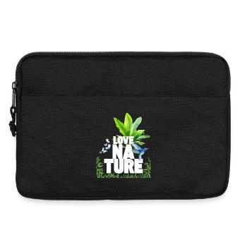 Love Nature  - Laptop bag 13" - black - Front