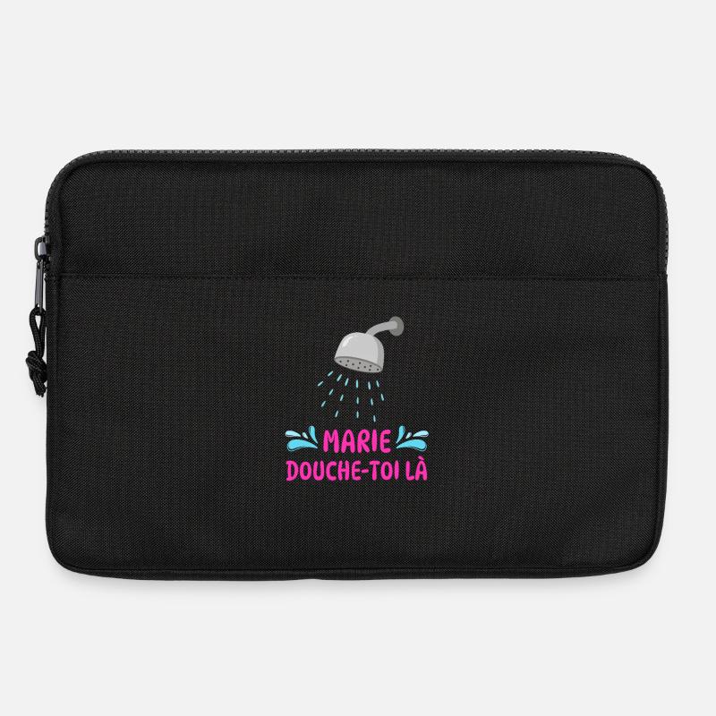 Marie, dusch dort. - Laptoptasche 13" - Schwarz