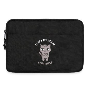Ich habe mein Zimmer dafür verlassen? - Laptoptasche 13" - Schwarz - Vorne