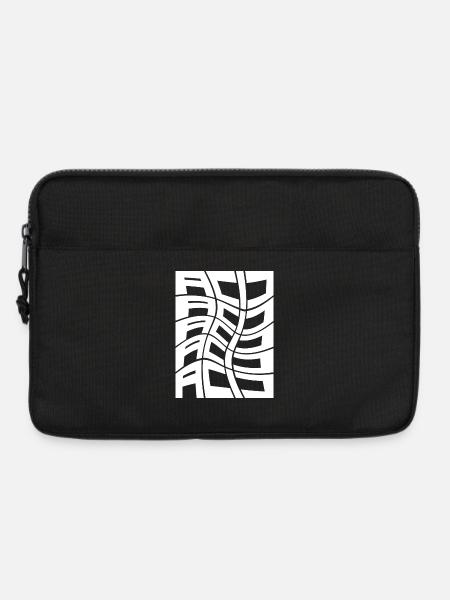 Acid Techno Musik - Laptoptasche 13" - Schwarz