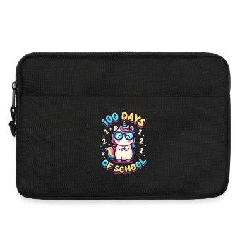 100e jour d’école 100 jour d’école des enfants - Sacoche pour ordinateur portable 13 pouces - noir - Devant