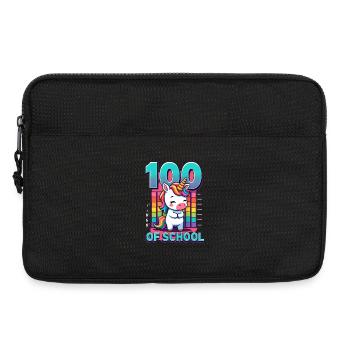 100e jour d’école 100 jour d’école des enfants - Sacoche pour ordinateur portable 13 pouces - noir - Devant
