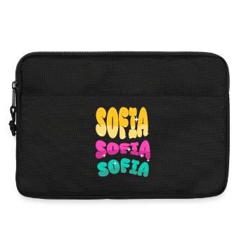 Nom de Sofia - Sacoche pour ordinateur portable 13 pouces - noir - Devant