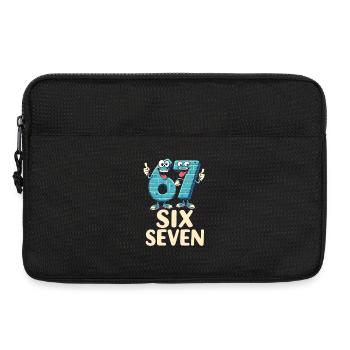 US Flag 67 Memes Six Seven - Laptoptasche 13" - Schwarz - Vorne