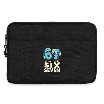 US Flag 67 Memes Six Seven - Sacoche pour ordinateur portable 13 pouces - noir - Devant