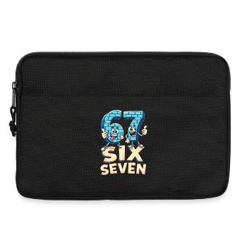 US Flag 67 Memes Six Seven - Laptop bag 13" - black - Front