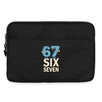US Flag 67 Memes Six Seven - Laptoptasche 13" - Schwarz - Vorne