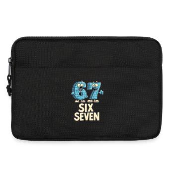 US Flag 67 Memes Six Seven - Laptoptasche 13" - Schwarz - Vorne