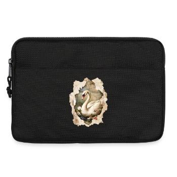 cygne - Sacoche pour ordinateur portable 13 pouces - noir - Devant