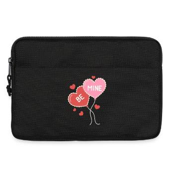 Be Mine – Botschaft der Liebe - Laptoptasche 13" - Schwarz - Vorne