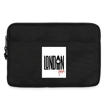 London Fan - Laptoptasche 13" - Schwarz - Vorne
