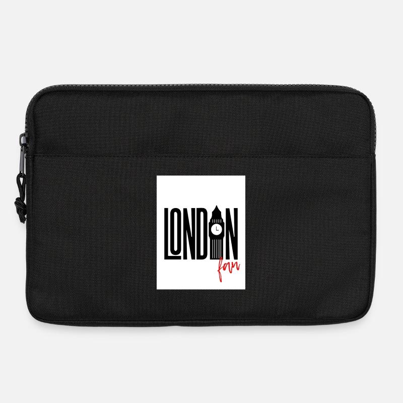 London Fan - Laptoptasche 13" - Schwarz