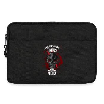 I think I have tinnitus - Laptop bag 13" - black - Front