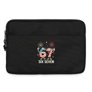 US Flag 67 Memes Six Seven - Laptop bag 13" - black - Front