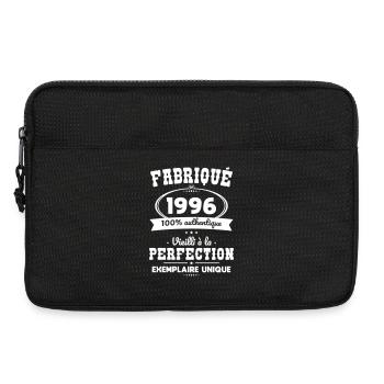 Fabriqué en 1996 – Vieilli à la perfection - Sacoche pour ordinateur portable 13 pouces - noir - Devant