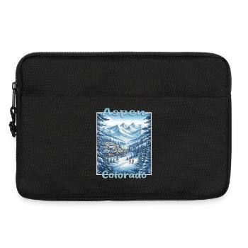 Aspen Colorado Sports d’hiver Ski Snowboard Winterurl - Sacoche pour ordinateur portable 13 pouces - noir - Devant