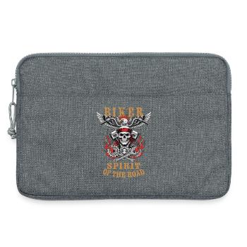 Biker - Spirit of the Road - Laptoptasche 13" - Grau meliert - Vorne