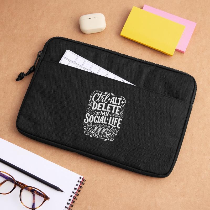 Ctrl+Alt+Delete – Vie de nerd informatique Sacoche pour ordinateur portable 13 pouces