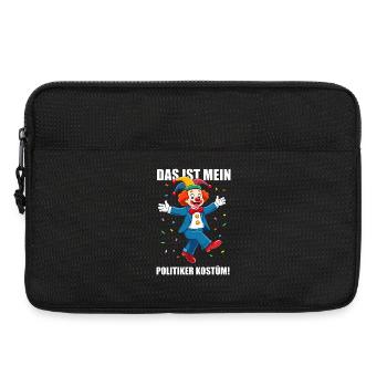 Carnival Costume Politician Carnival Carnival - Laptop bag 13" - black - Front
