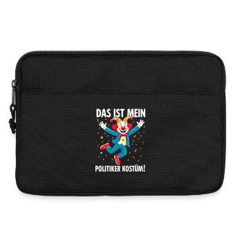 Carnival Costume Politician Carnival Carnival - Laptop bag 13" - black - Front