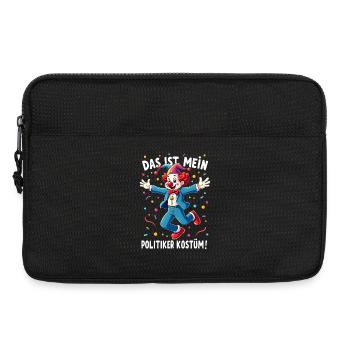 Carnival Costume Politician Carnival Carnival - Laptop bag 13" - black - Front