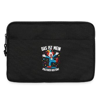 Carnival Costume Politician Carnival Carnival - Laptop bag 13" - black - Front