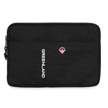 GREENLAND DENMARK | SINCE 1814 - Laptop bag 13" - black - Front